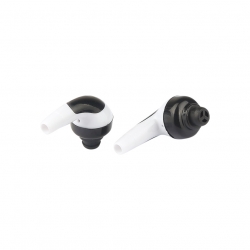 入耳式直盖 塑胶耳壳（穿线：Φ1.５  10厘喇叭）DM-719
