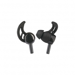 新款XD-3023A 塑胶运动耳挂式牛角耳壳（圆线带磁吸）