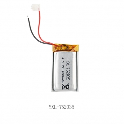 YXL-752035电池 聚合物锂电池 适用于蓝牙设备