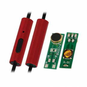 ZXY-1006 塑胶咪板 耳机咪壳配件（带电路板）