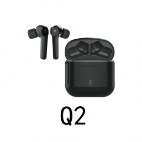 HXF-Q2-入耳式 歪盖  TWS蓝牙耳壳  配磁铁硅胶素材