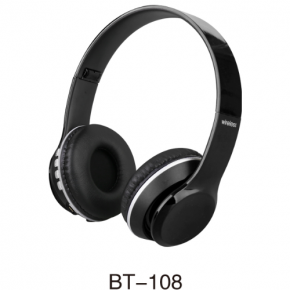 HUAKANA无线蓝牙头戴式耳机 BT-108 蓝牙 语音通话 音频输出 环绕立体声
